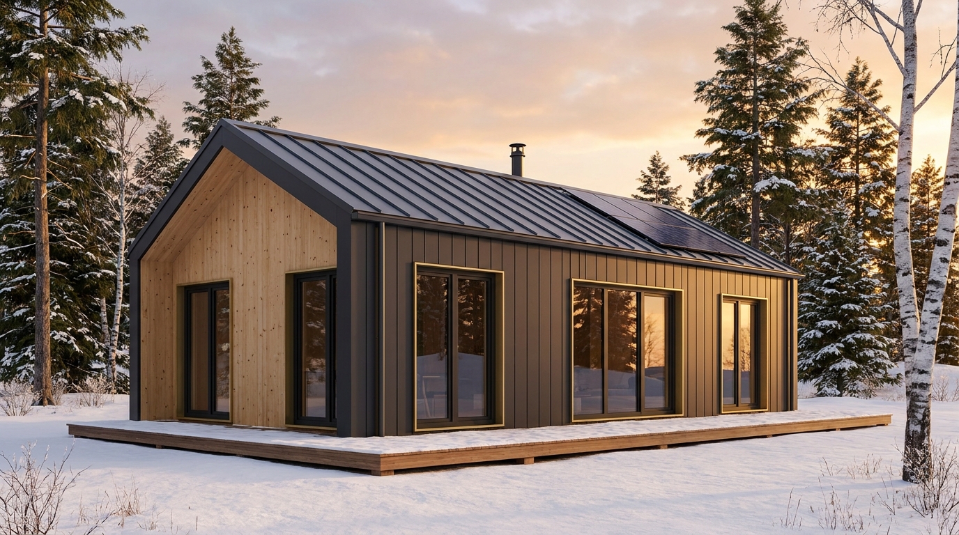 西の塔 外観 — AI render based on BIM specs