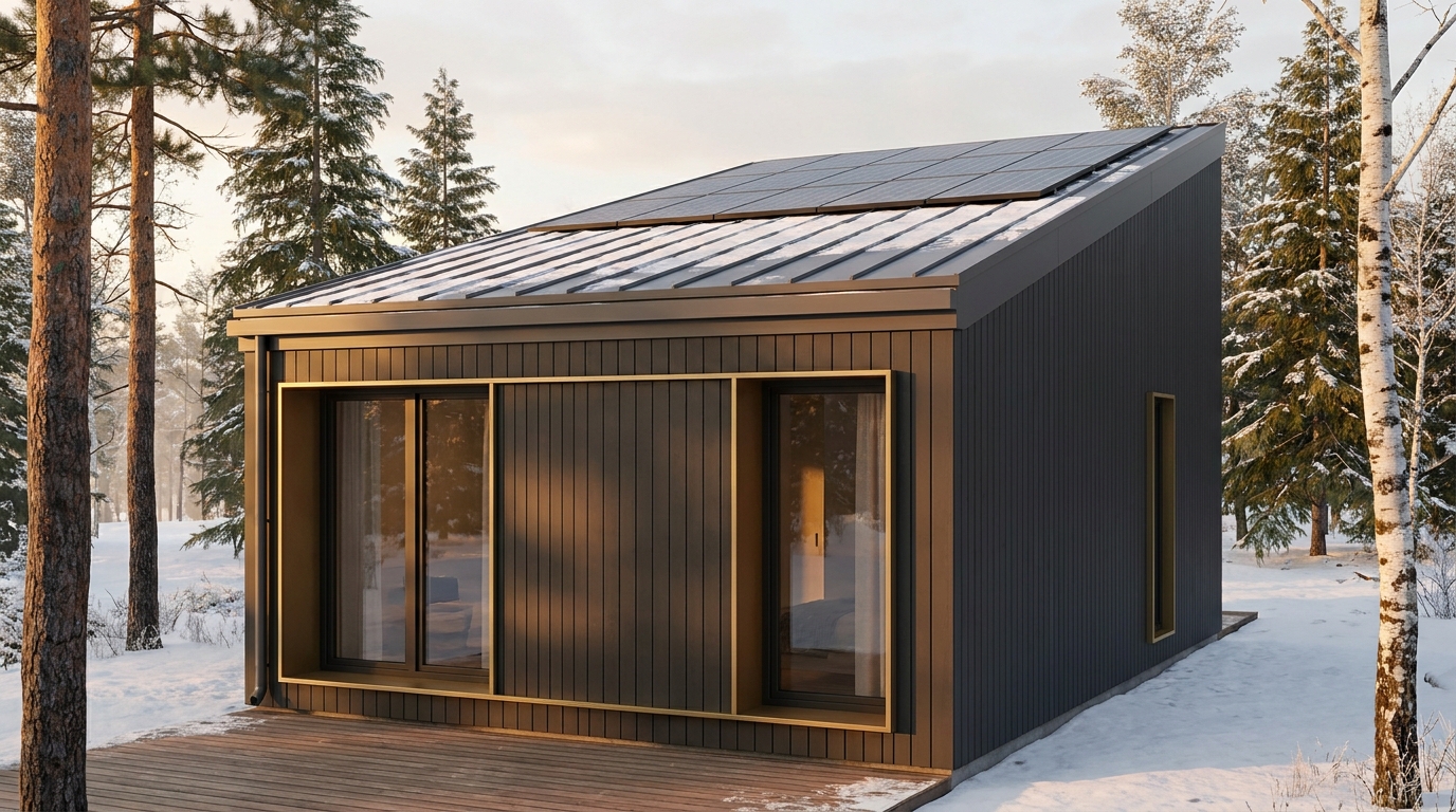 雨の塔 外観 — AI render based on BIM specs