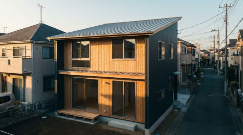 横浜市港北区小机町の家（2x4 枠組壁版）