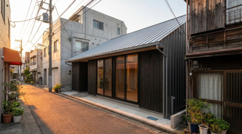 中野区中野 4 — 地下スタジオ + 住居