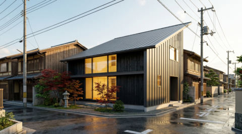 京都市北区小山北玄以町の家