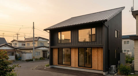 札幌市白石区川下四条の家