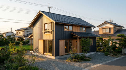 青森・茶室と縁側のある和の住まい