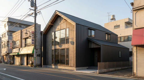 長野・越屋根のある自然素材の家