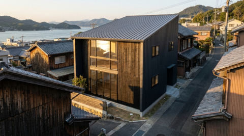 広島・狭小の町家
