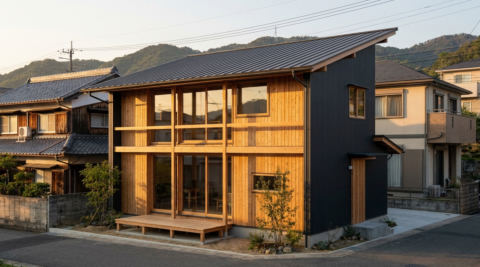 広島・狭小の町家
