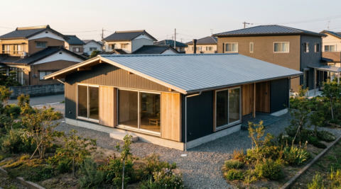 富山県高岡市伏木東の家