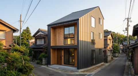 松江市 中庭の家