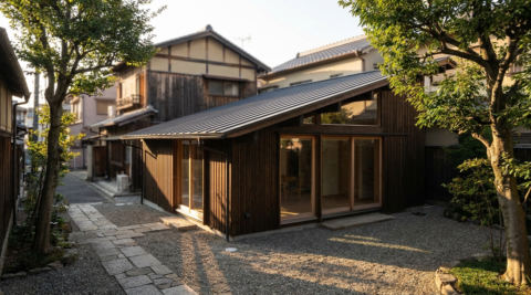 京都・ロフト付きワンルーム