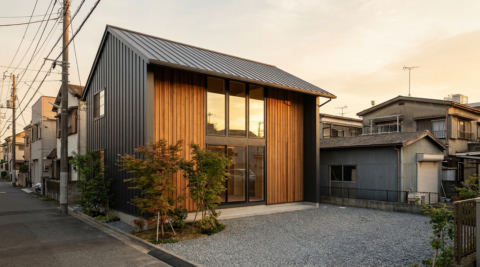 葛飾区柴又 — 軽量鉄骨工場併設住宅