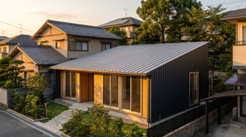 芦屋市 旗竿地の家