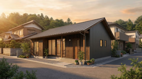 富士山の眺めの新西原の家
