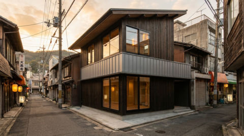 広島・越屋根のある自然素材の家