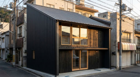 広島・書斎とライブラリのある静かな家