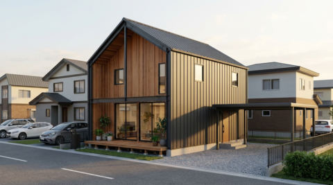 札幌市豊平区西岡四条の家