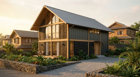 Manoa Valley Writer's House — マノアの谷の家 (書斎・ピアノルーム)