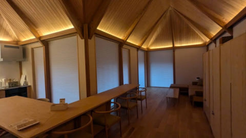 NESTING — VUILD×BIOTOPE カラマツ製モジュラー屋根